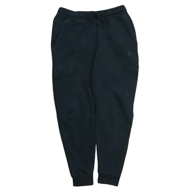 Nike Men's Black Fleece Joggers M Regular Fit Tapered Drawstring Sports Trousers