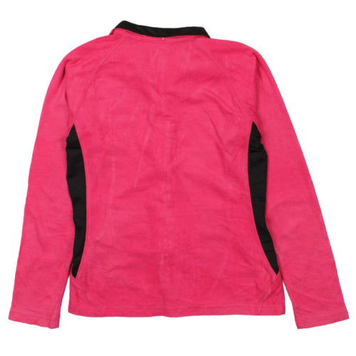 Reebok Womens Pink Fleece Full Zip Jacket XS Sportswear