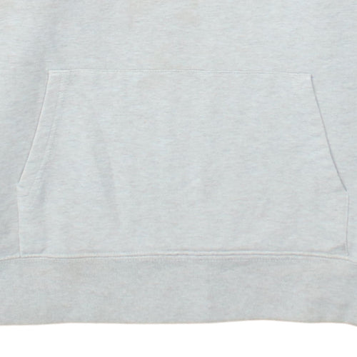 GAP Women Beige Hooded Pullover Sweatshirt XL Fleece Lined Casual