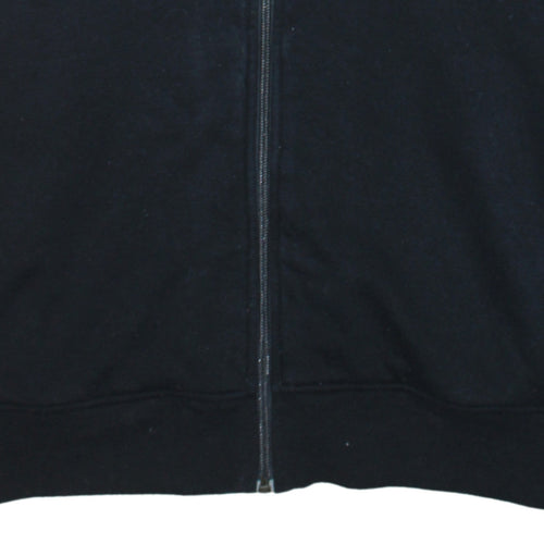 Adidas Men’s Grey Full Zip Hoodie Size L Sportswear Cotton Blend