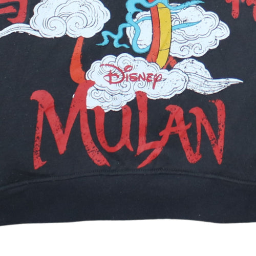 Disney Princess Mulan Black 2XS Hoodie for Women & Teens