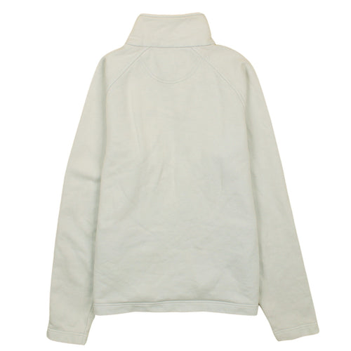 Kappa Men's Beige Full Zip Sweatshirt Large Fleece High Neck