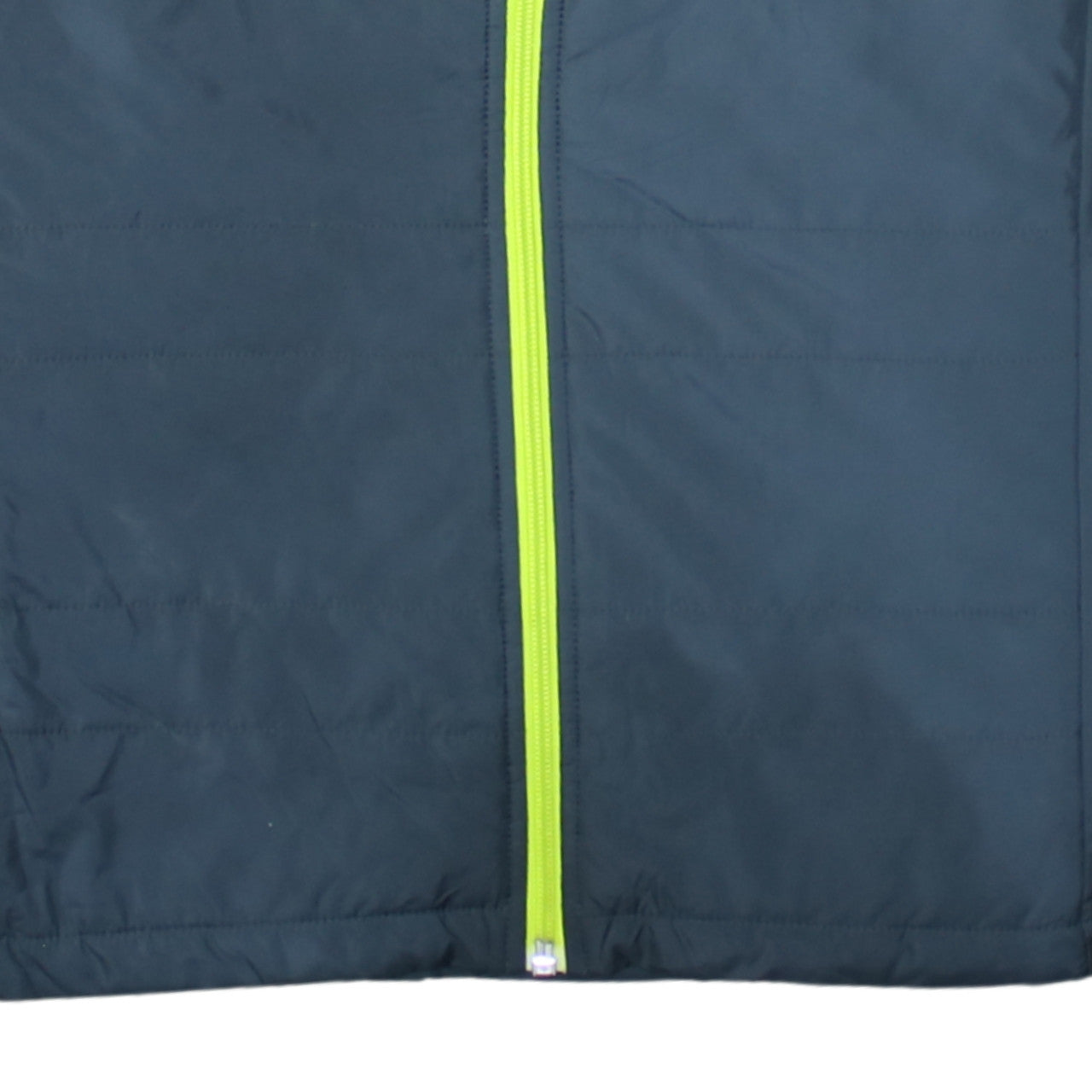 Adidas Boys Blue 11-12 Years Lightweight Puffer Jacket with Neon Zip