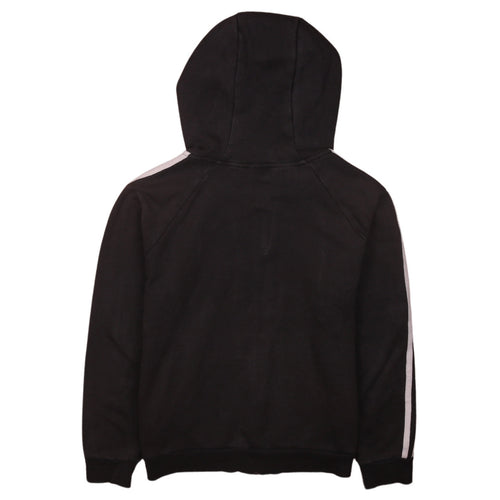 Adidas Boys Black Full Zip Hoodie Size 11-12 Years Sportswear