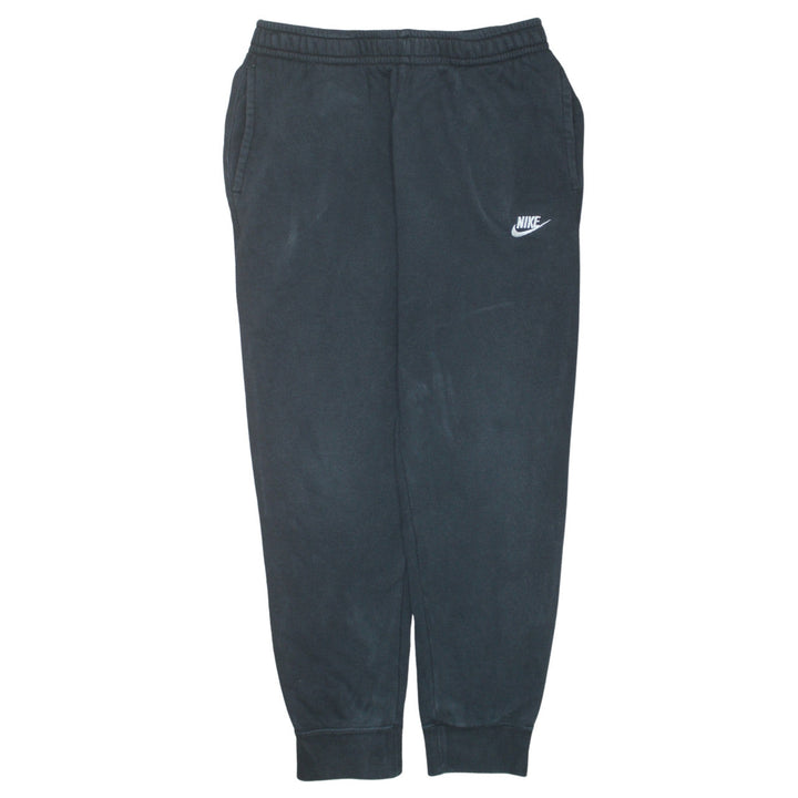 Nike Men's Black Jogger Trousers M Regular Fit Fleece Activewear