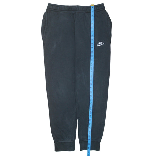 Nike Men's Black Jogger Trousers M Regular Fit Fleece Activewear