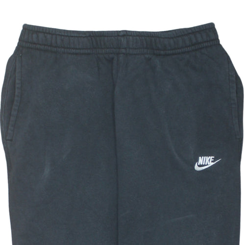 Nike Men's Black Jogger Trousers M Regular Fit Fleece Activewear