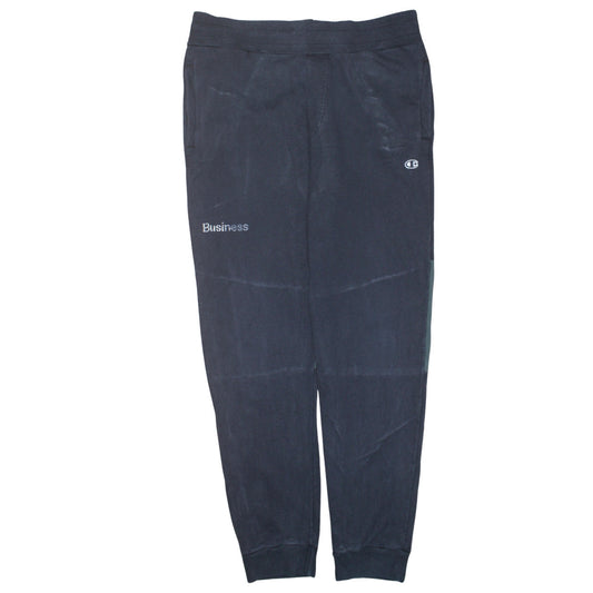 Champion x Wood Wood Men's Black Jogger Sweatpants Size M 100% Cotton