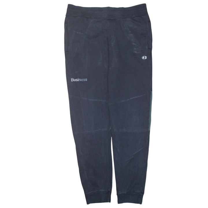 Champion x Wood Wood Men's Black Jogger Sweatpants Size M 100% Cotton