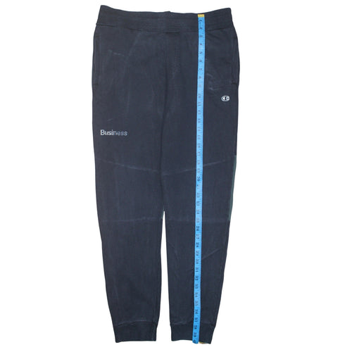 Champion x Wood Wood Men's Black Jogger Sweatpants Size M 100% Cotton