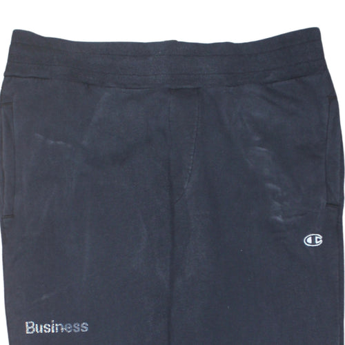 Champion x Wood Wood Men's Black Jogger Sweatpants Size M 100% Cotton