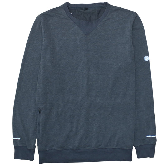 ASICS Men's Grey XL Long Sleeve Crew Neck Performance T-Shirt