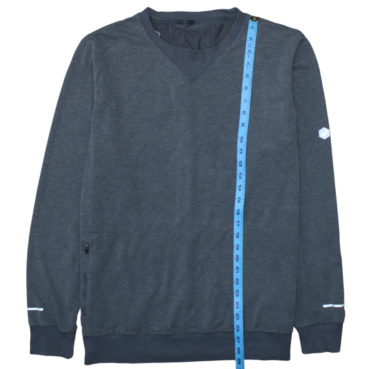 ASICS Men's Grey XL Long Sleeve Crew Neck Performance T-Shirt