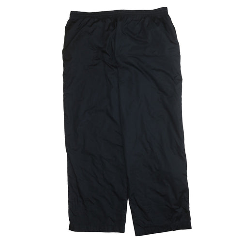 ZegnaSport Men's Black 3XL Lightweight Track Pants