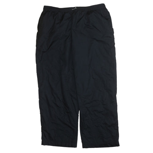 ZegnaSport Men's Black 3XL Lightweight Track Pants