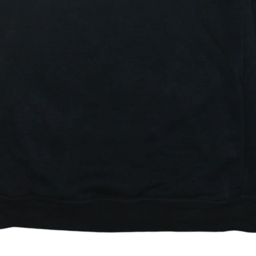 Nike Men's Black XS Pullover Sweatshirt Crew Neck Logo Print
