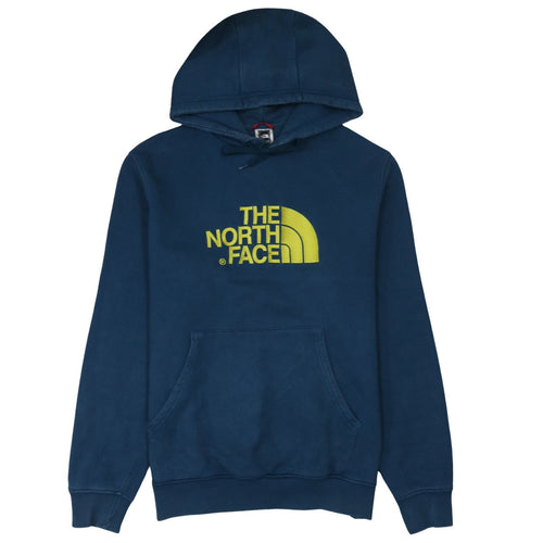 The North Face Men's Blue Pullover Hoodie Size L Outdoor Fleece