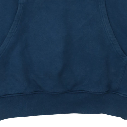 The North Face Men's Blue Pullover Hoodie Size L Outdoor Fleece