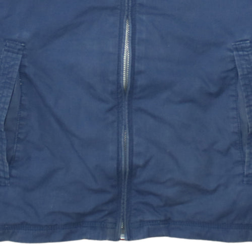 Tommy Hilfiger Denim Men's Blue Full Zip Cotton Jacket L