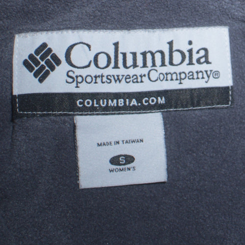 Columbia Blue Nylon Lined Water Resistant Jacket Unisex S Outdoor