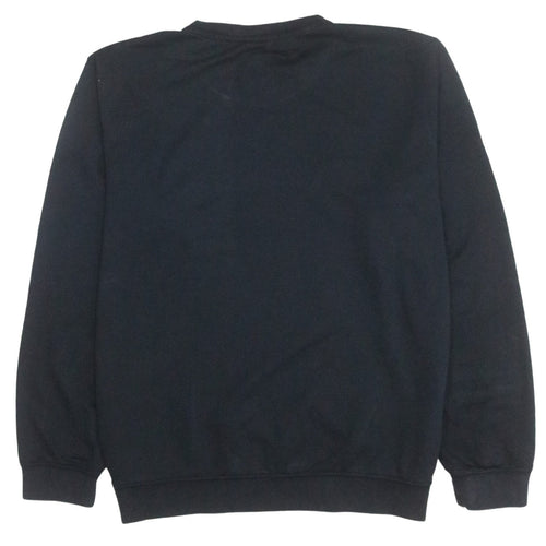 Champion Men's Black XL Pullover Crew Neck Logo Sweatshirt