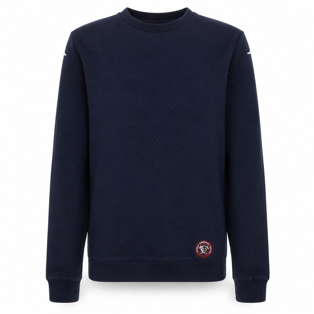 Front view of Kappa Men's Blue Small Pullover Sweatshirt Crew Neck Sportswear