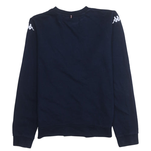 Kappa Men's Blue Small Pullover Sweatshirt Crew Neck Sportswear