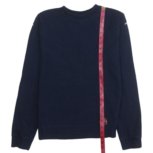 Kappa Men's Blue Small Pullover Sweatshirt Crew Neck Sportswear