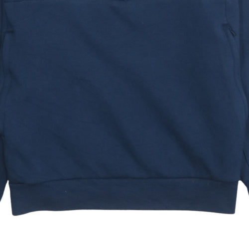 Adidas Men's Blue 1/2 Zip Sports Sweatshirt Size S