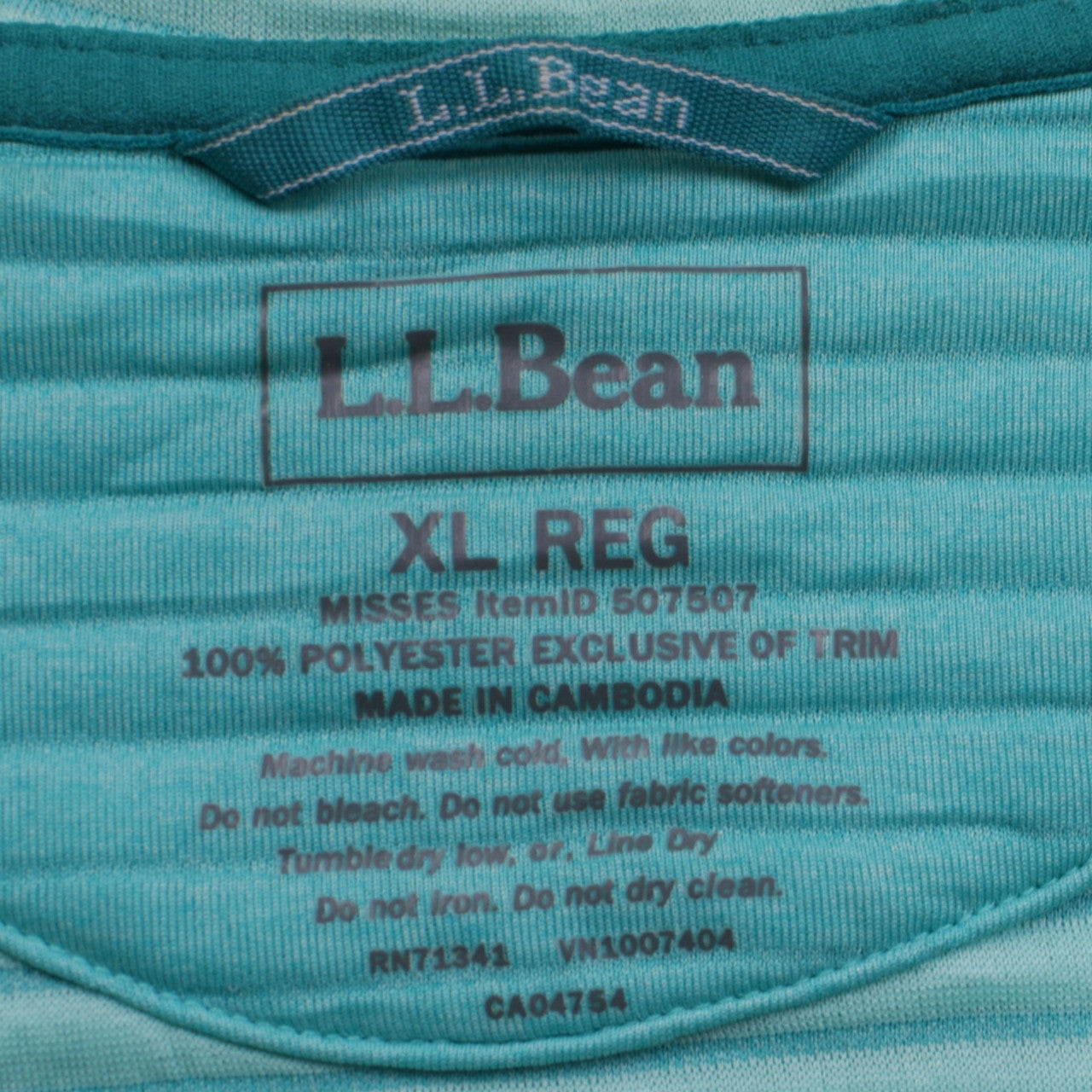 L.L.Bean Unisex Blue Full Zip Fleece Hoodie XL Regular