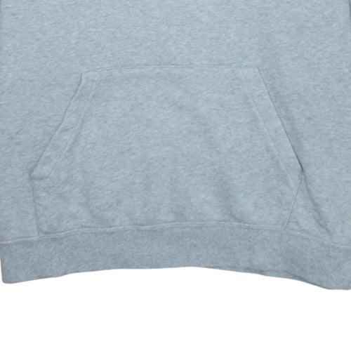 Nike Men's Grey 2XL Pullover Hoodie with Logo Print