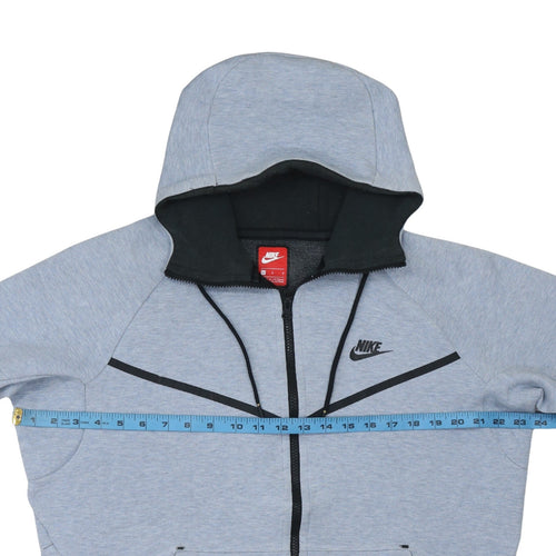 Nike Men's Grey Full Zip Hoodie L Sportswear Sweatshirt