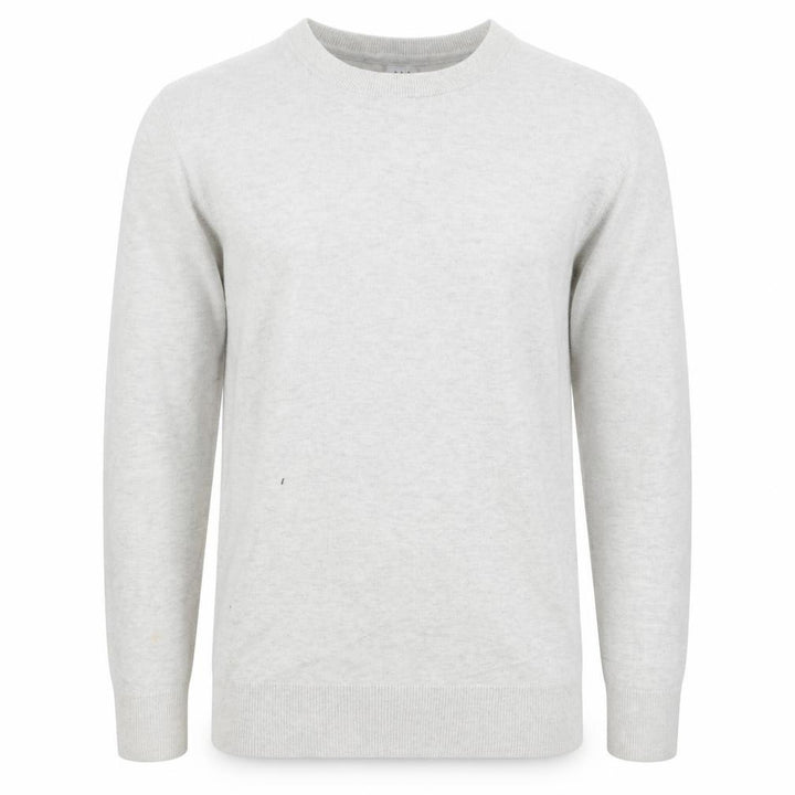 Gap Men’s White Cotton Crew Neck Pullover Jumper Size S