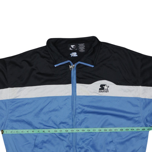 Starter Men's Blue XL Retro Full Zip Sports Sweatshirt Jacket
