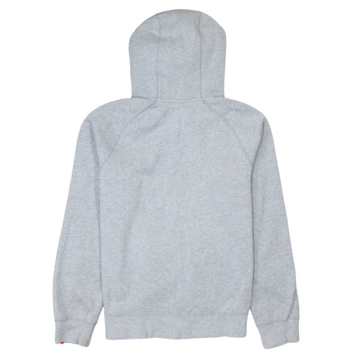 Nike Men's Grey Full Zip Hoodie S Regular Fit Sportswear