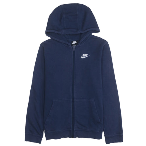 Nike Teens Blue Full Zip Hoodie XL Standard Fit Fleece