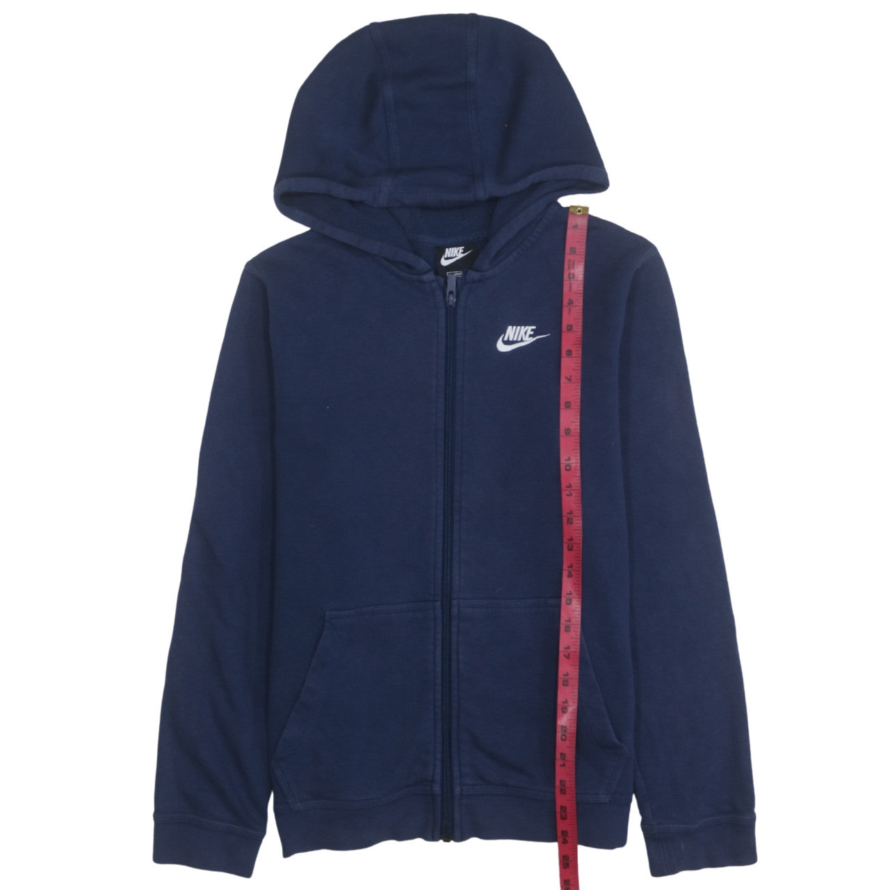 Nike Teens Blue Full Zip Hoodie XL Standard Fit Fleece