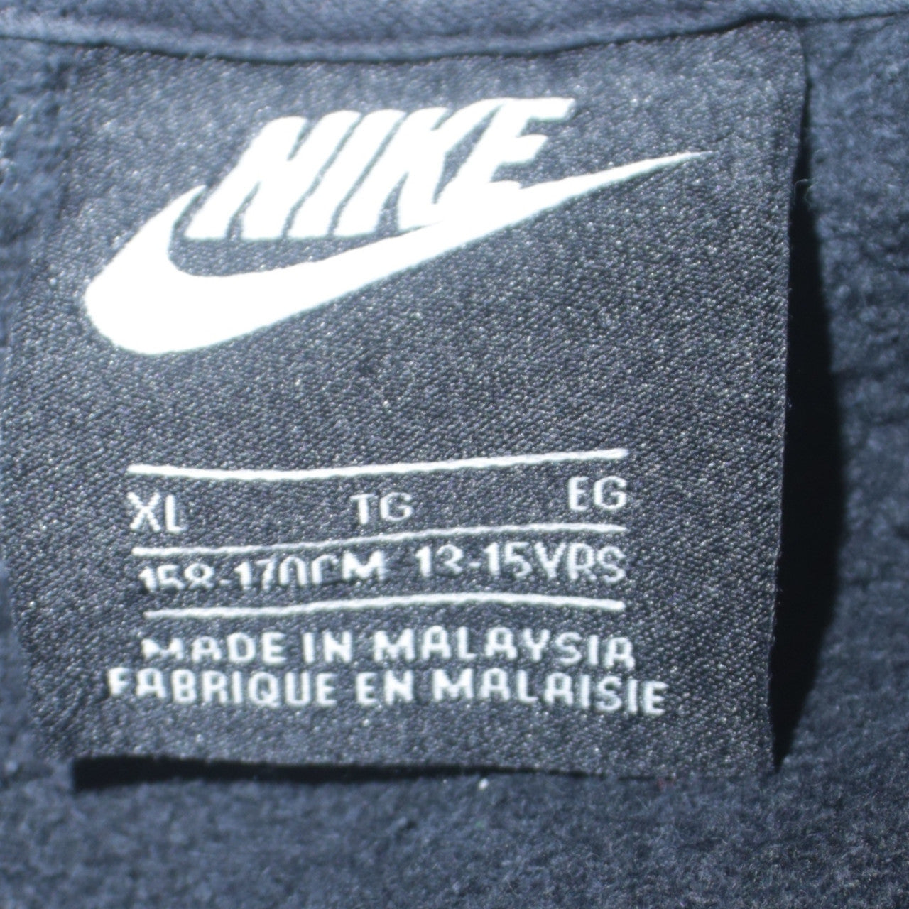 Nike Boys Navy Pullover Hoodie XL 13-15 Years Fleece Sweatshirt