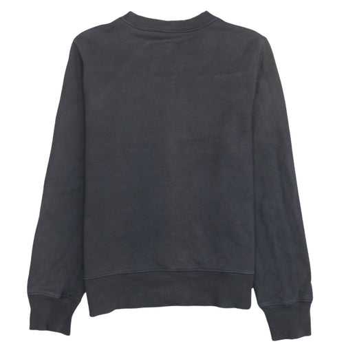 Nike Women Black Gold Logo Crew Neck Pullover Sweatshirt M