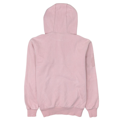 Ellesse Womens Pink Pullover Hoodie UK 8 Cotton Blend Logo Sweatshirt