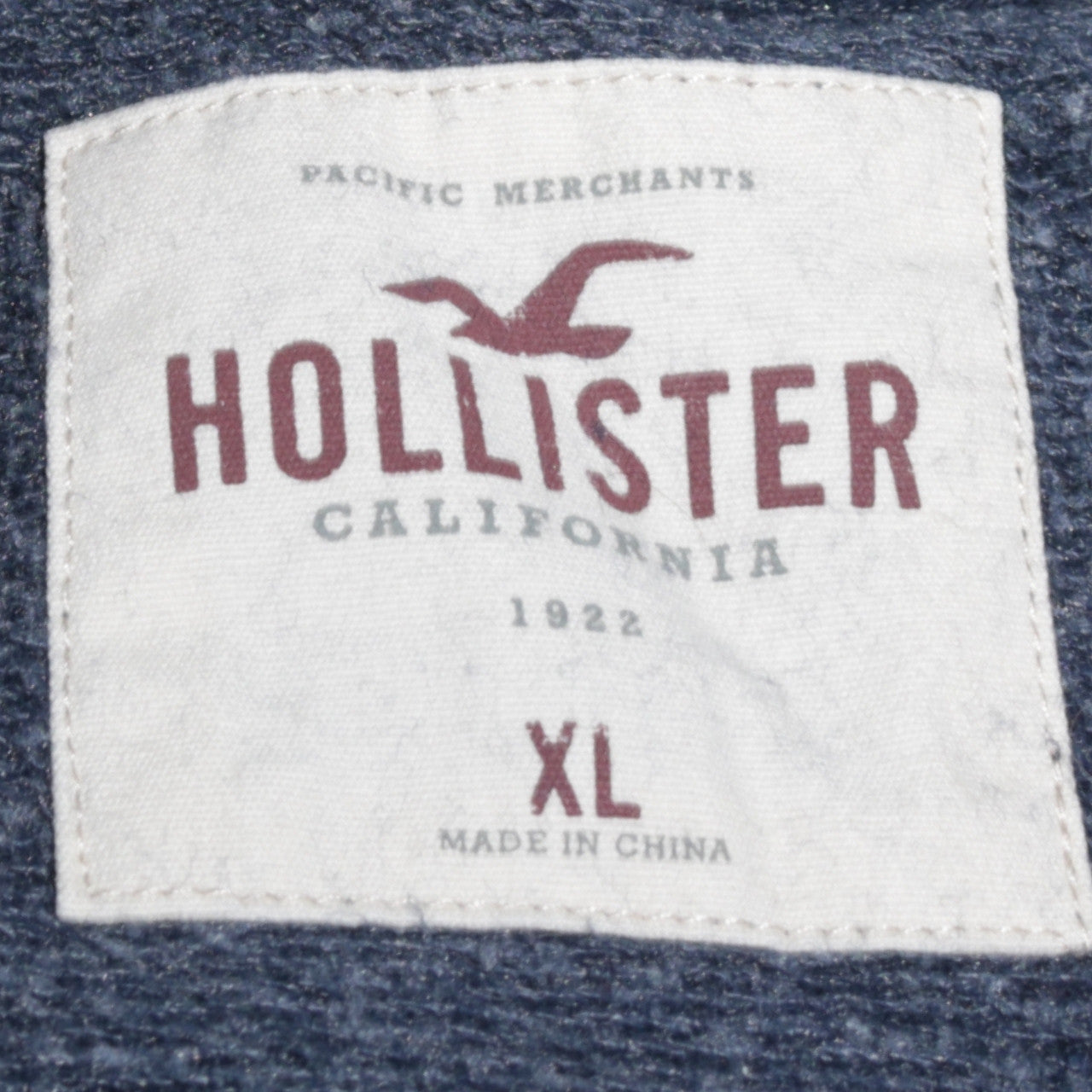 Hollister Men's Blue XL Pullover Crew Neck Sweatshirt