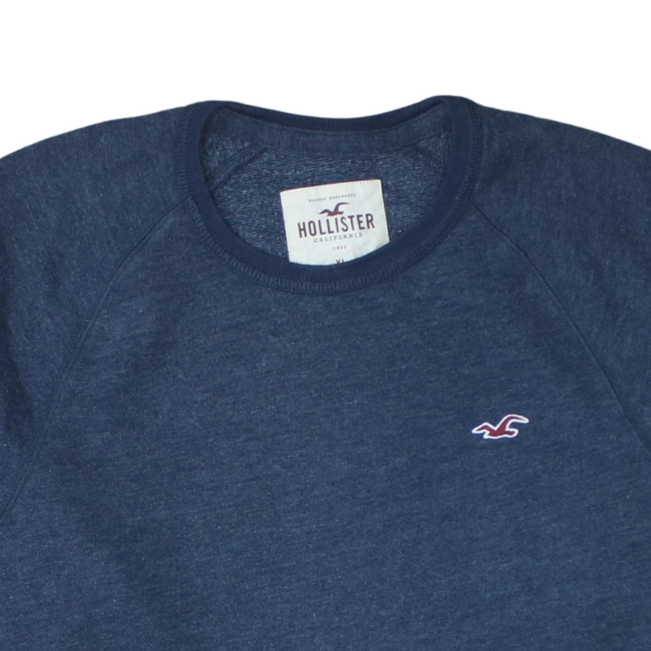 Hollister Men's Blue XL Pullover Crew Neck Sweatshirt