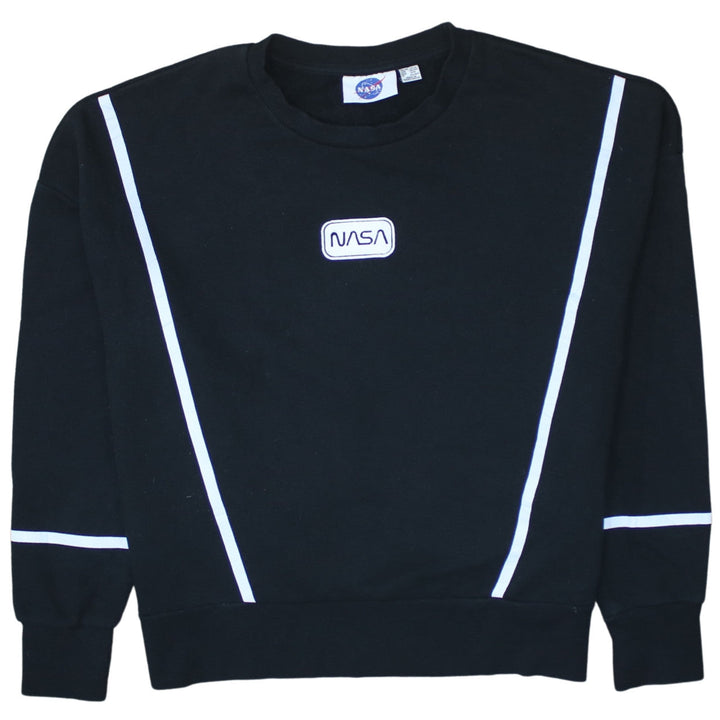 Primark NASA Black Crew Neck Sweatshirt Women’s Size S 10/12 Long Sleeve Pullover