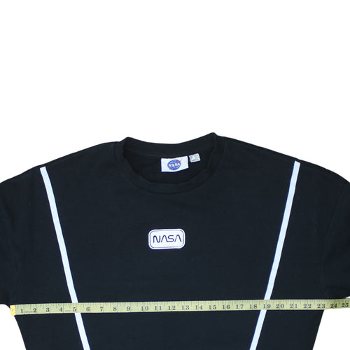 Primark NASA Black Crew Neck Sweatshirt Women’s Size S 10/12 Long Sleeve Pullover
