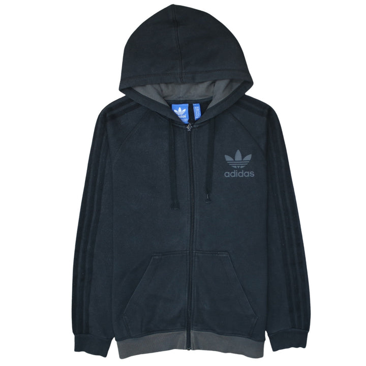 Adidas Men's Black Full Zip Hoodie Size M Sportswear Fleece
