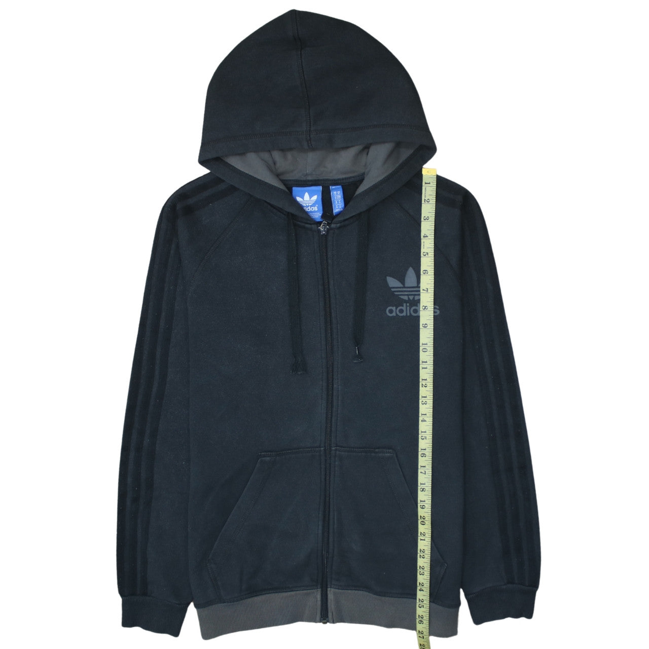 Adidas Men's Black Full Zip Hoodie Size M Sportswear Fleece