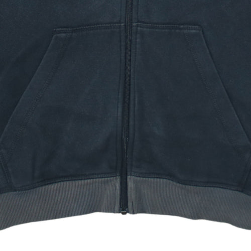 Adidas Men's Black Full Zip Hoodie Size M Sportswear Fleece