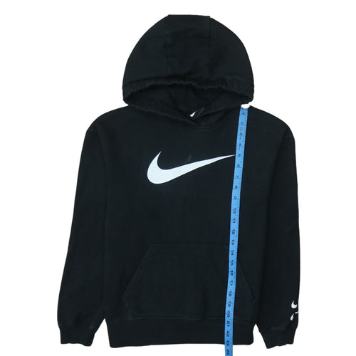 Nike Men's Black XS Pullover Hoodie Fleece Swoosh Logo Sportswear