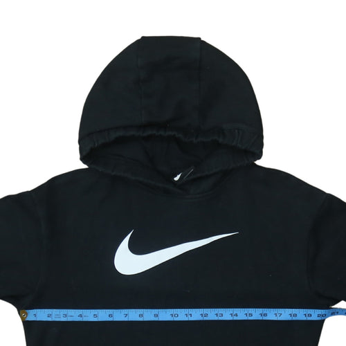 Nike Men's Black XS Pullover Hoodie Fleece Swoosh Logo Sportswear
