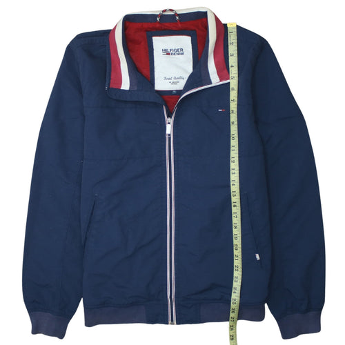 Hilfiger Denim Men's Blue XL Bomber Jacket Cotton Full Zip